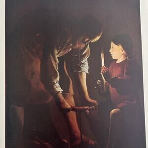 Joseph the Carpenter, Chancellor Seguier, Painting, Art Print, ~ 250920-WH 135